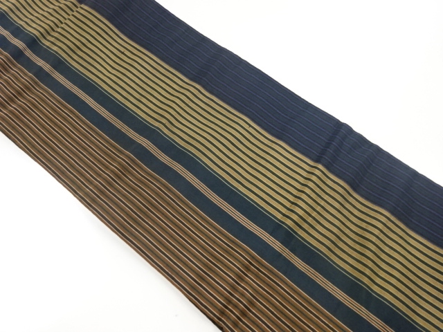アンティーク　縞織り出し名古屋帯（285センチ）（着用可）